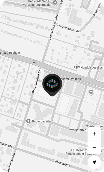 Laserland Bautzen – Kartenausschnitt Standort